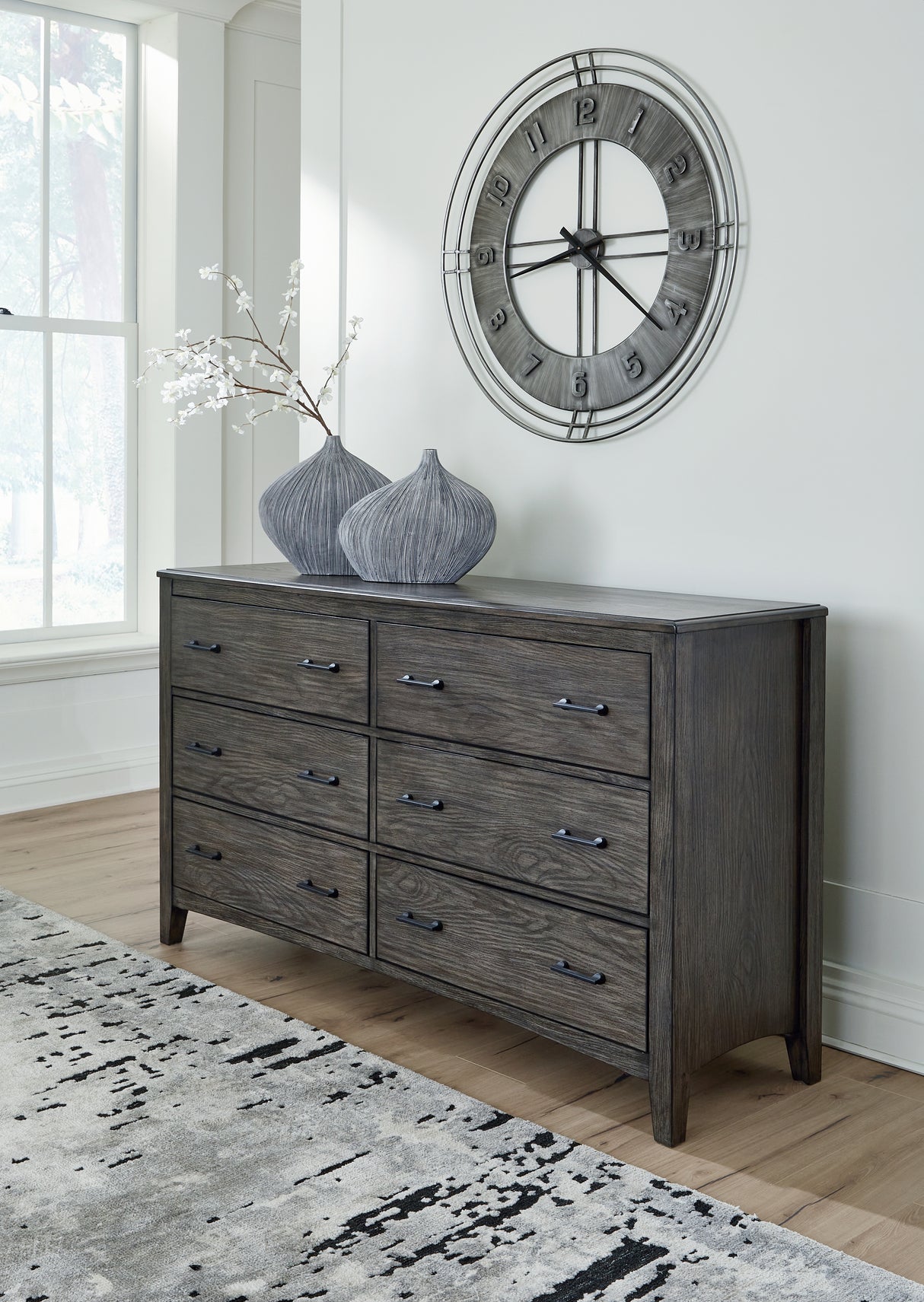 Furniture City Biloxi - Ashley Furniture - Montillan Bedroom - King Panel Bed / Grayish Brown - B651B4