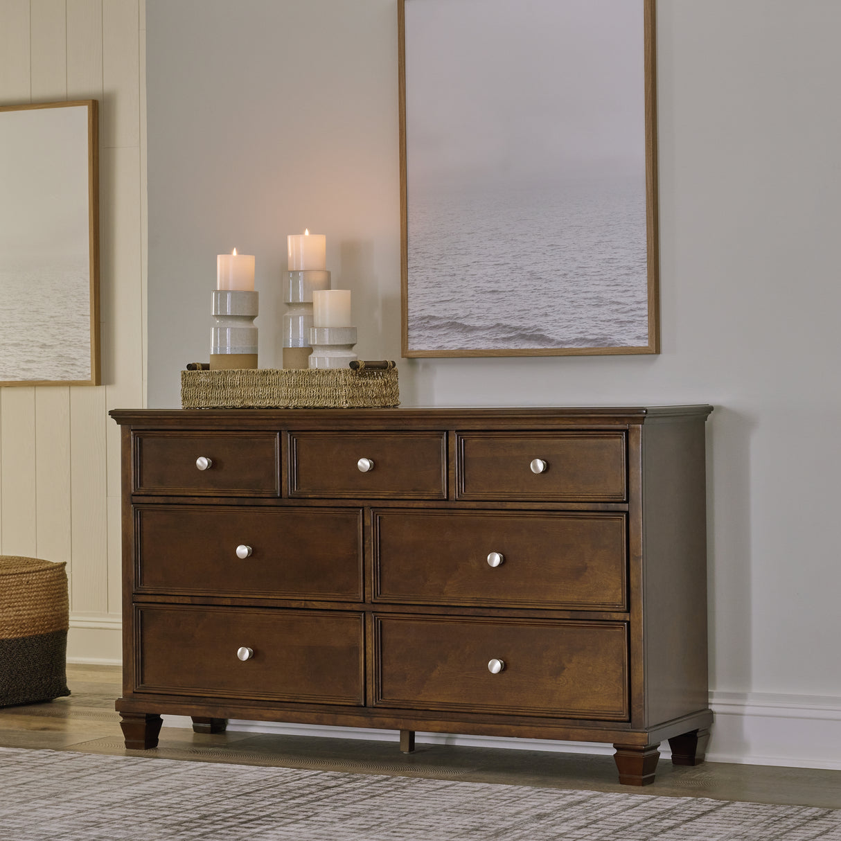 Furniture City Biloxi - Ashley Furniture - Danabrin Bedroom - Dresser / Brown - B685-31