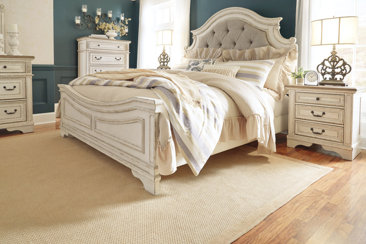 Furniture City Biloxi - Ashley Furniture - Realyn Bedroom - Three Drawer Night Stand / Two-tone - B743-93