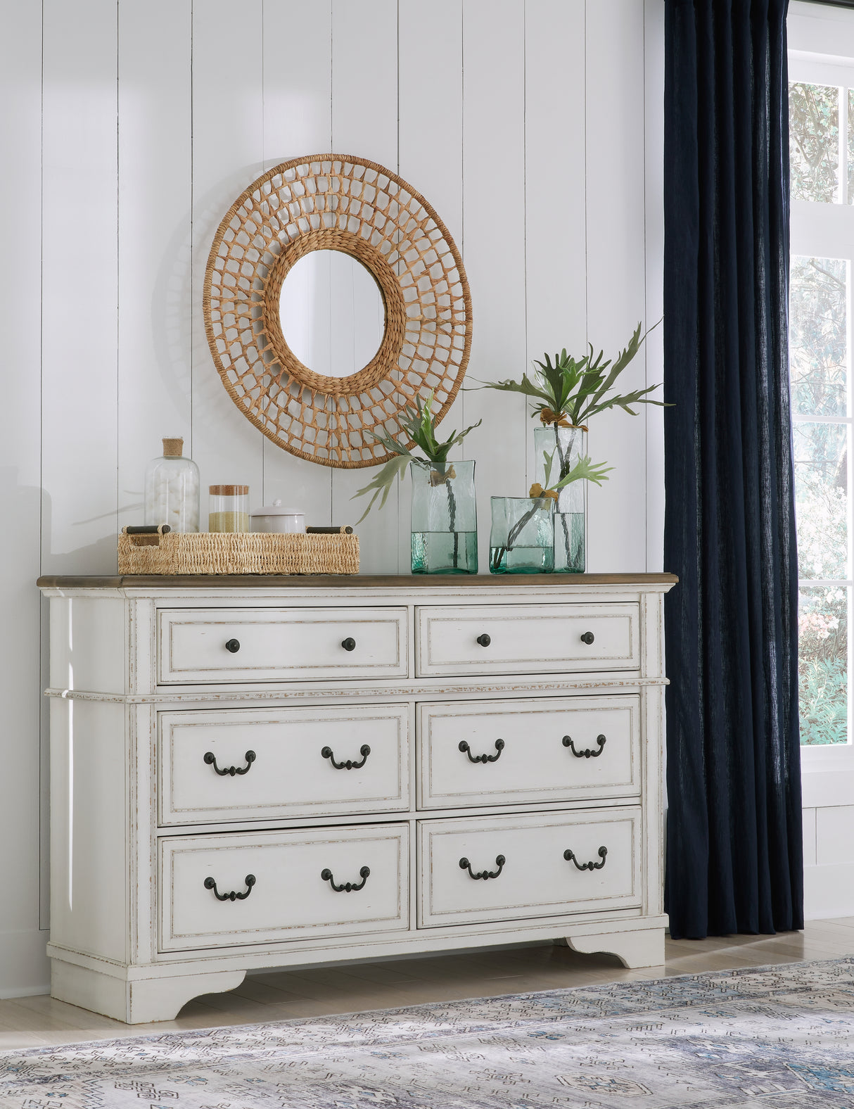 Furniture City Biloxi - Ashley Furniture - Blendon Bedroom - Dresser / Two-tone - B747-31
