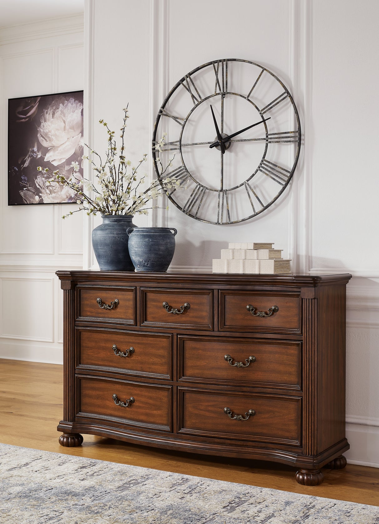 Furniture City Biloxi - Ashley Furniture - Lavinton Bedroom - Dresser and Mirror / Brown - B764B1