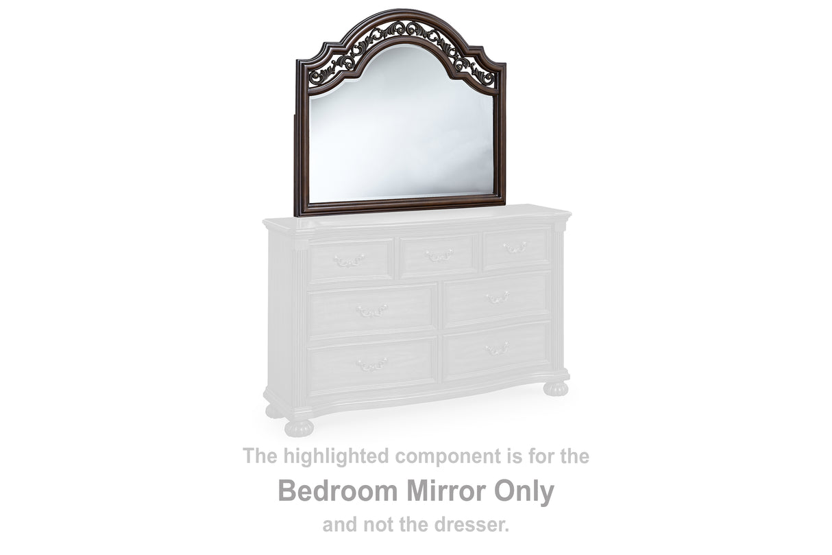 Furniture City Biloxi - Ashley Furniture - Lavinton Bedroom - Bedroom Mirror / Brown - B764-36