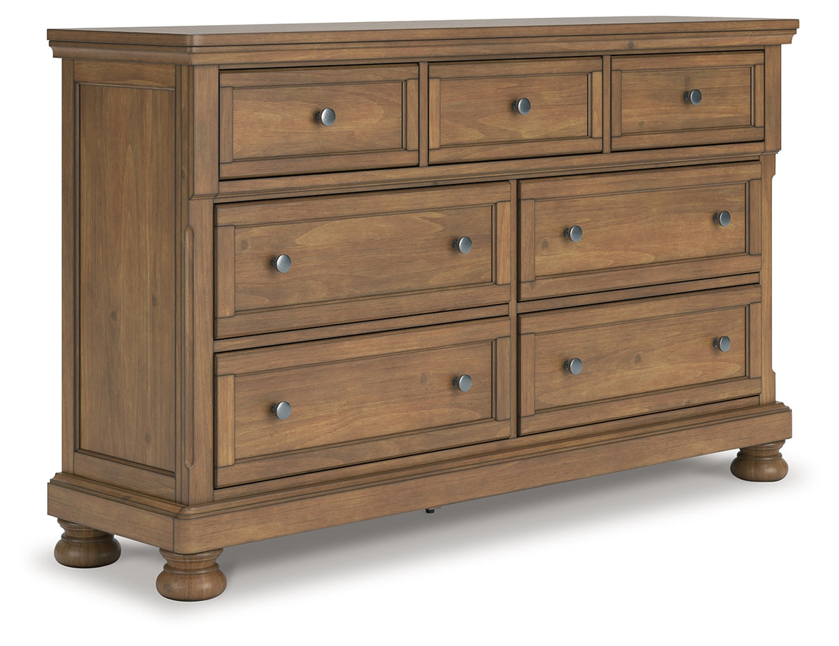 Furniture City Biloxi - Ashley Furniture - Feddinger Bedroom - Dresser / Medium Brown - PCB779-31