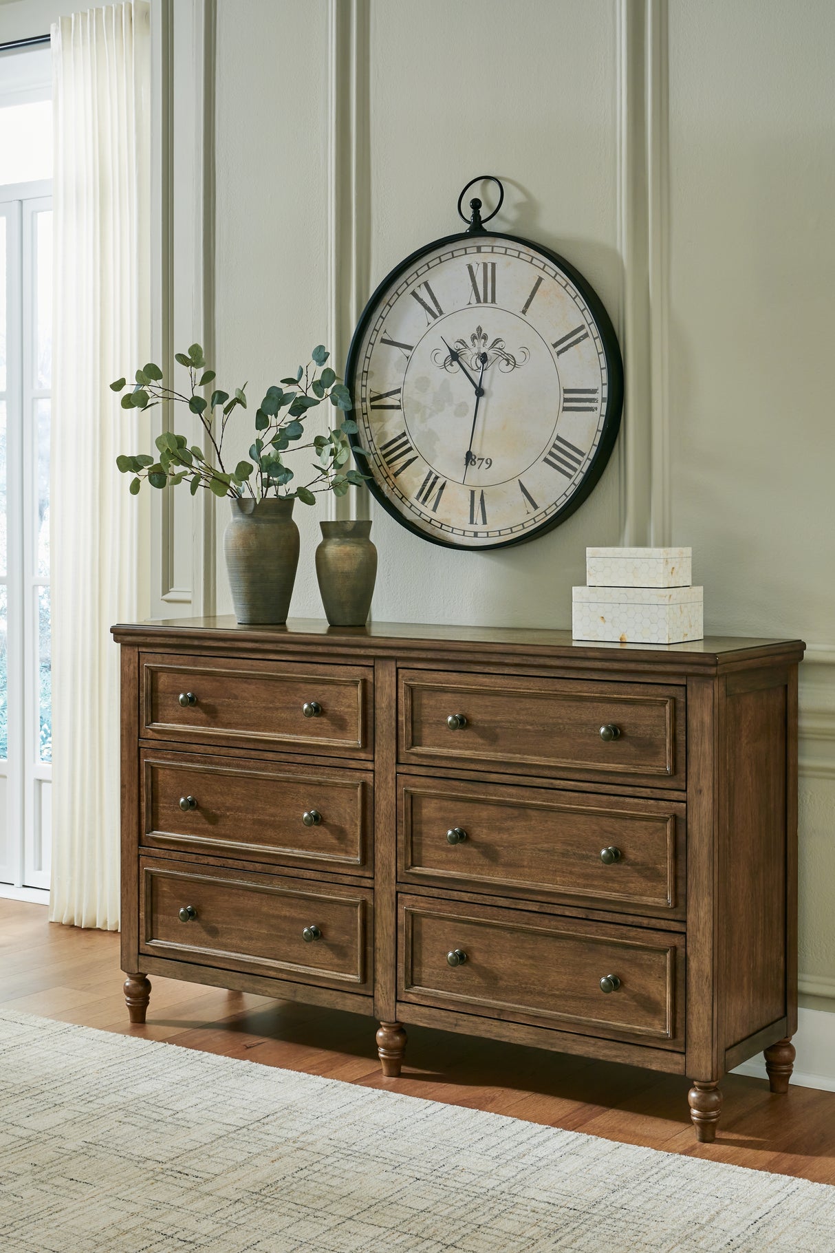 Furniture City Biloxi - Ashley Furniture - Sturlayne Bedroom - Dresser / Brown - B787-31