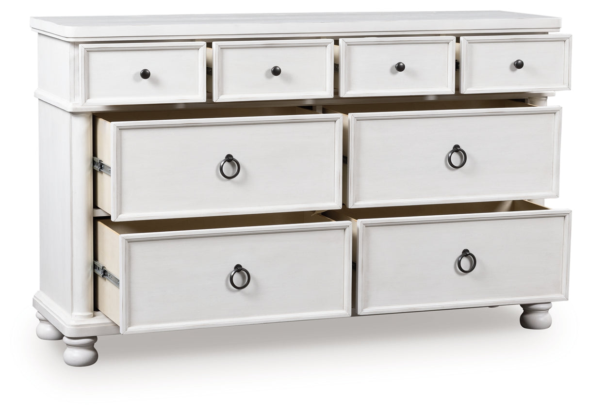 Furniture City Biloxi - Ashley Furniture - Rowlenstown Bedroom - Dresser / Antique White - PCB823-31