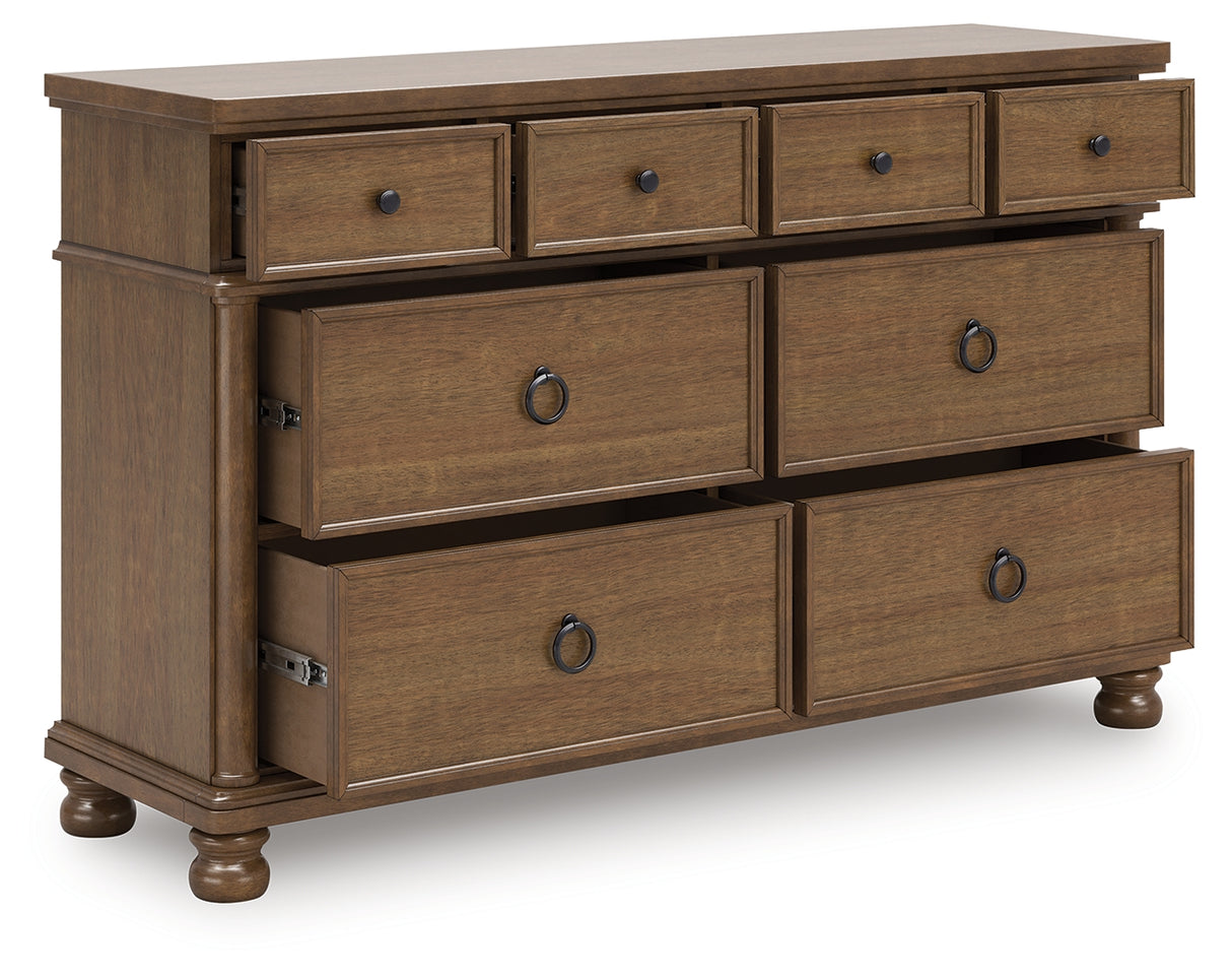 Furniture City Biloxi - Ashley Furniture - Rowlenstown Bedroom - Dresser / Brown - PCB824-31