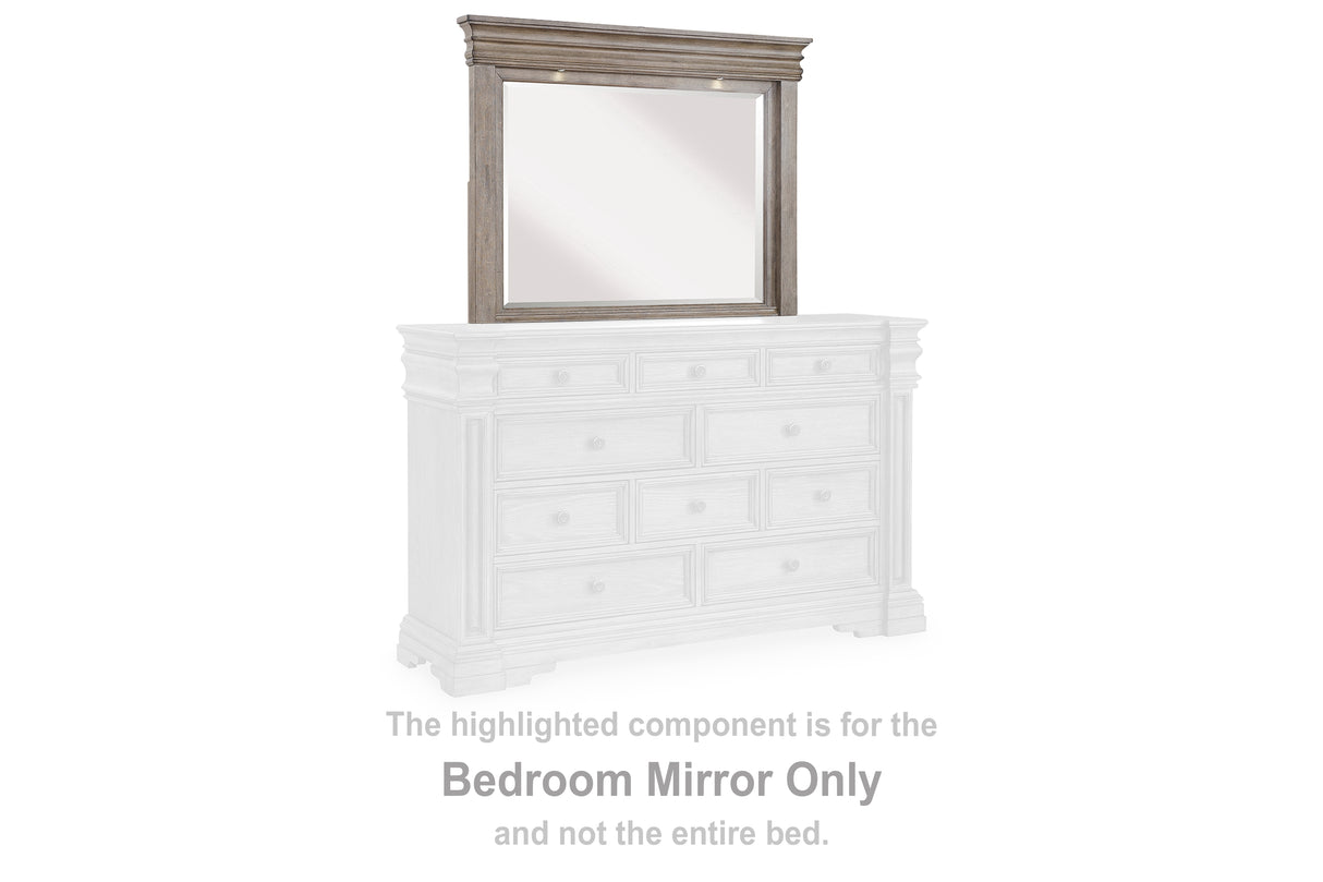 Furniture City Biloxi - Ashley Furniture - Blairhurst Bedroom - Bedroom Mirror / Light Grayish Brown - B916-36