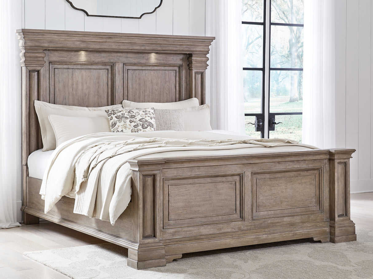 Furniture City Biloxi - Ashley Furniture - Blairhurst Bedroom - King Panel Bed / Light Grayish Brown - B916B4