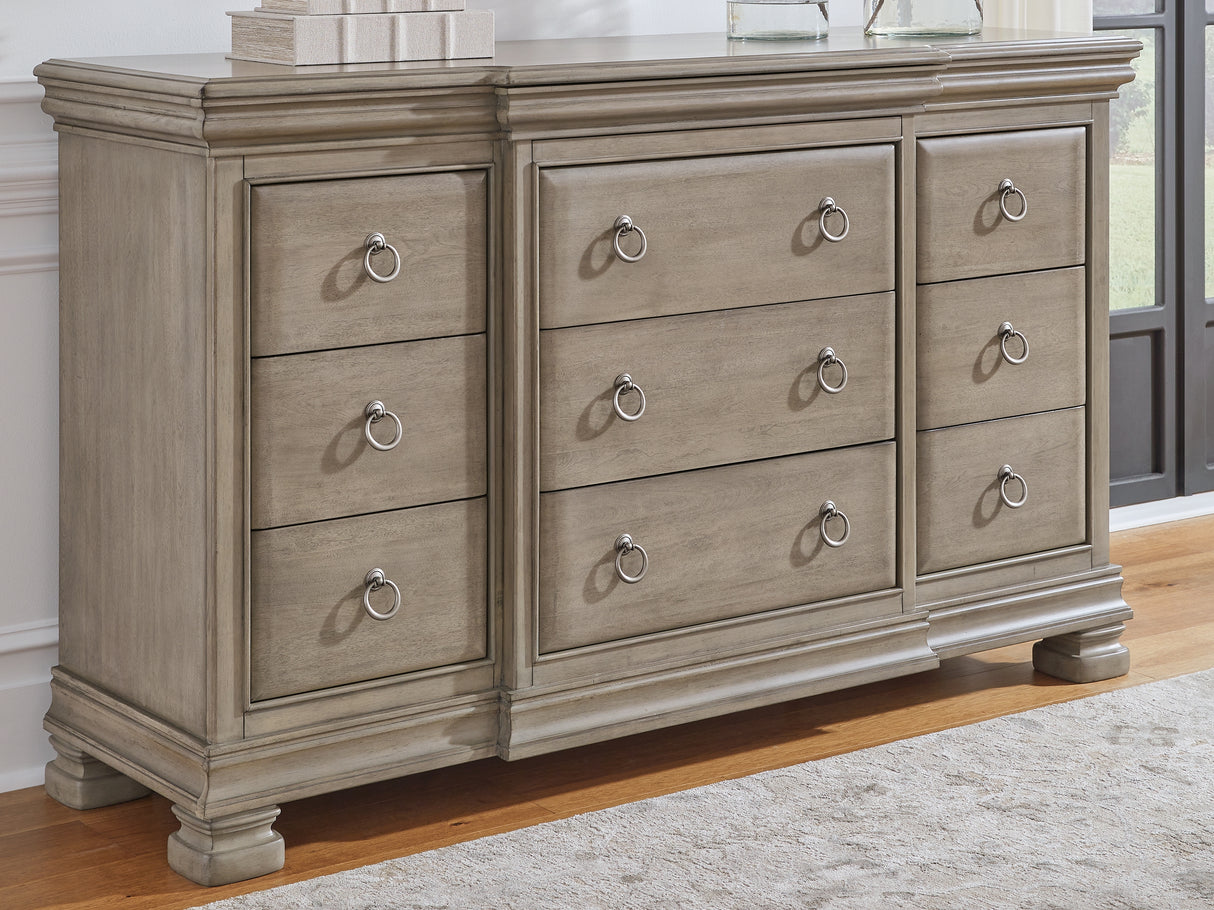 Furniture City Biloxi - Ashley Furniture - Lexorne Bedroom - Dresser / Gray - B924-31