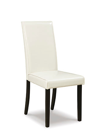 Furniture City Biloxi - Ashley Furniture - Kimonte Dining Room - Dining Chair (Set of 2) / Ivory - D250-01X2