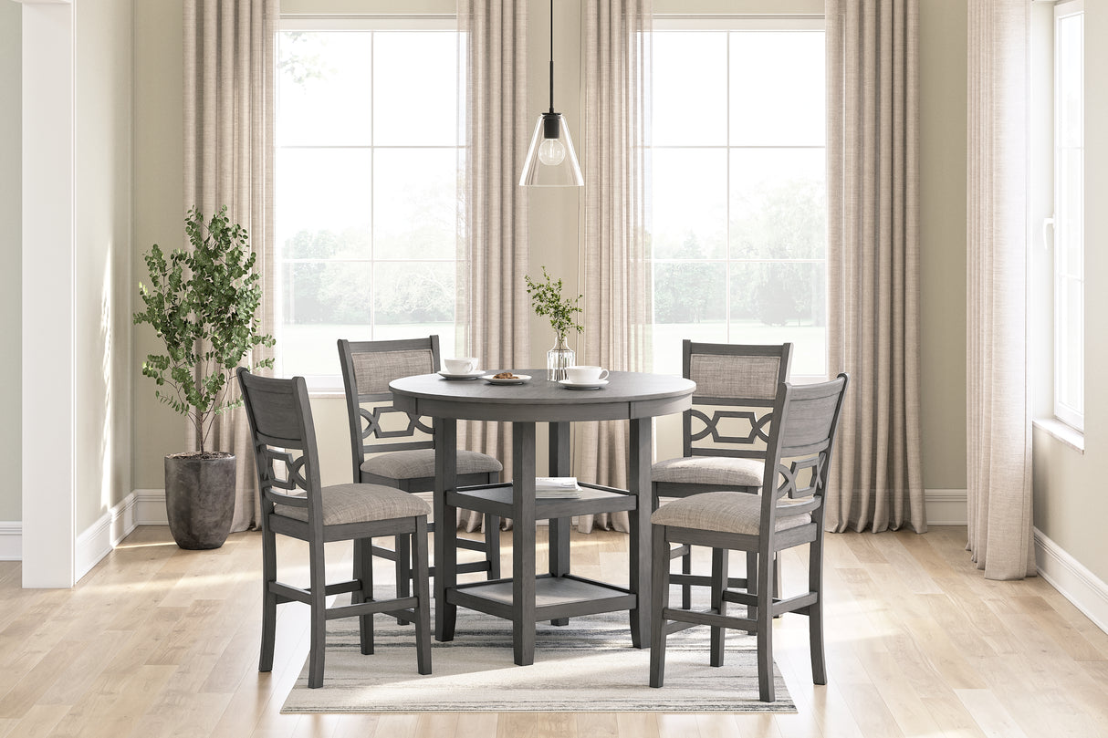 Furniture City Biloxi - Ashley Furniture - Wrenning Dining Room - Dining Room Table Set (6/CN) / Gray - D425-325