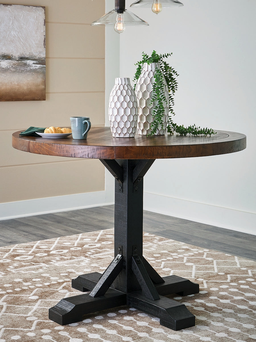 Furniture City Biloxi - Ashley Furniture - Valebeck Dining Room - Counter Height Dining Table / Multi - D546D21