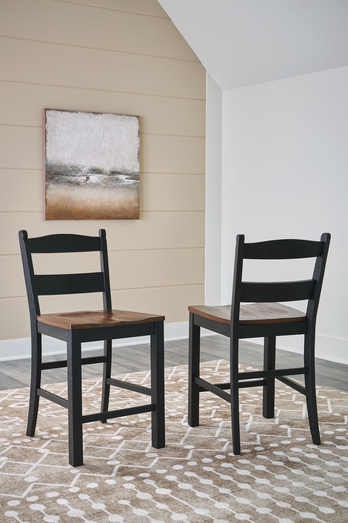 Furniture City Biloxi - Ashley Furniture - Valebeck Dining Room - Counter Height Barstool (Set of 2) / Multi - D546-724X2