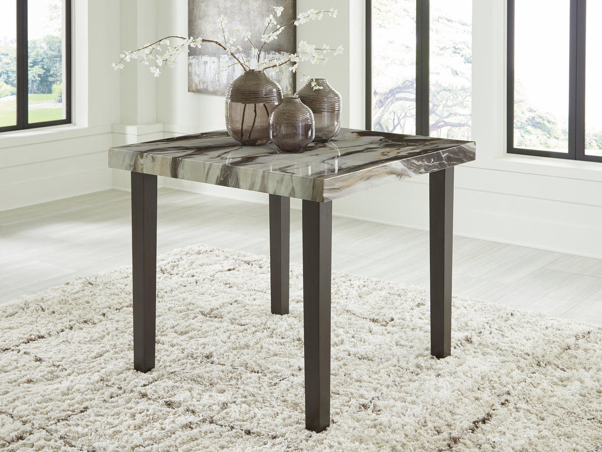 Furniture City Biloxi - Ashley Furniture - Jeshina Counter Height Dining Table - Square DRM Counter Table / Dark Brown/Beige - PCD581-13