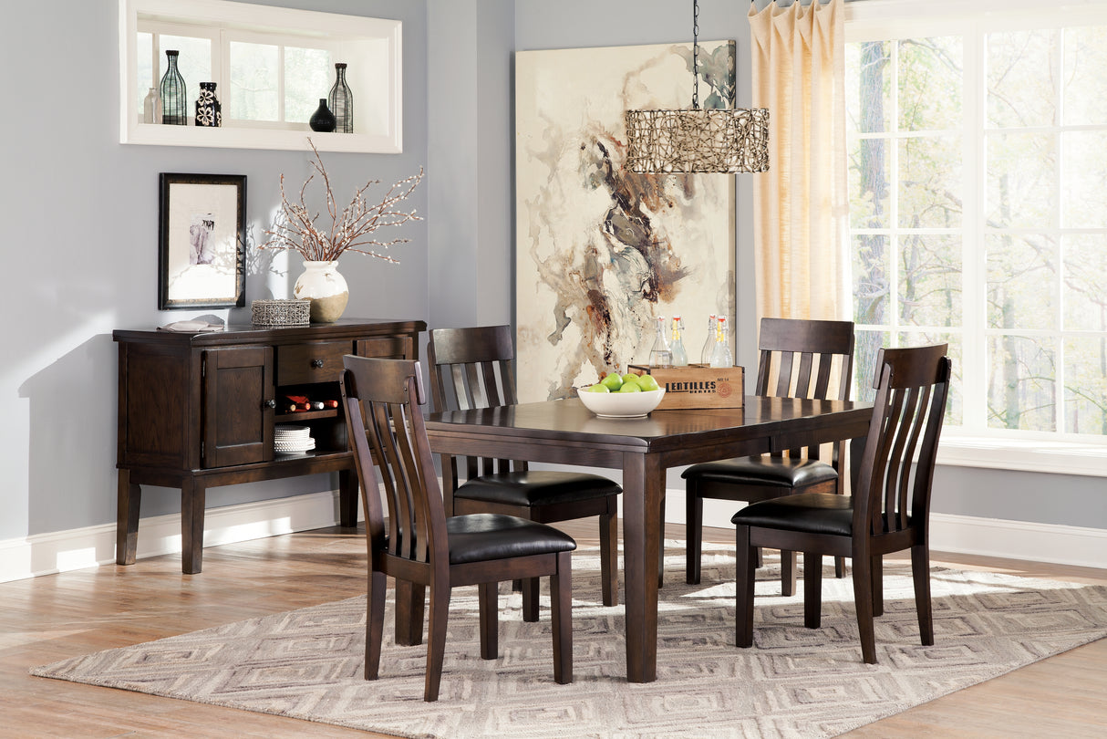 Furniture City Biloxi - Ashley Furniture - Haddigan Dining Room - RECT Dining Room EXT Table / Dark Brown - D596-35