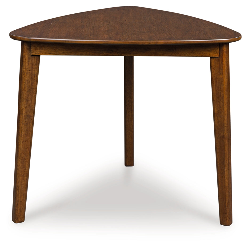 Furniture City Biloxi - Ashley Furniture - Tameride Dining Table - Triangle Dining Room Table / Brown - PCD609-16