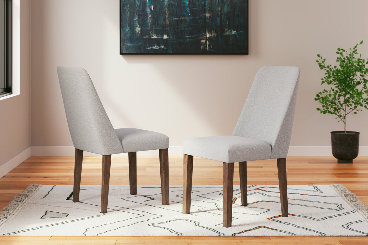 Furniture City Biloxi - Ashley Furniture - Lyncott Dining Room - Dining Chair (Set of 2) / Gray/Brown - D615-01X2