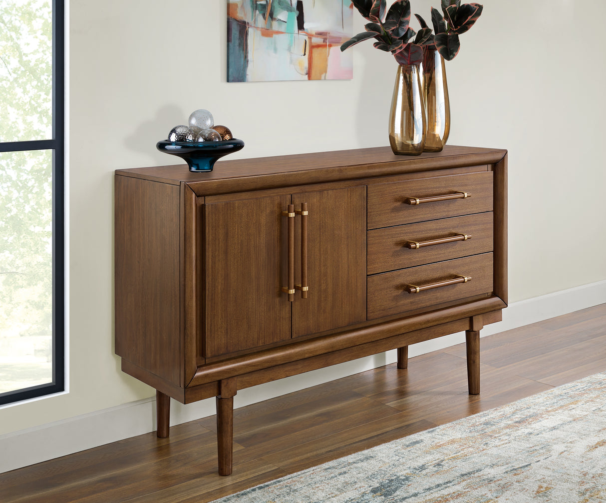 Furniture City Biloxi - Ashley Furniture - Lyncott Dining Room - Dining Room Server / Brown - D615-60
