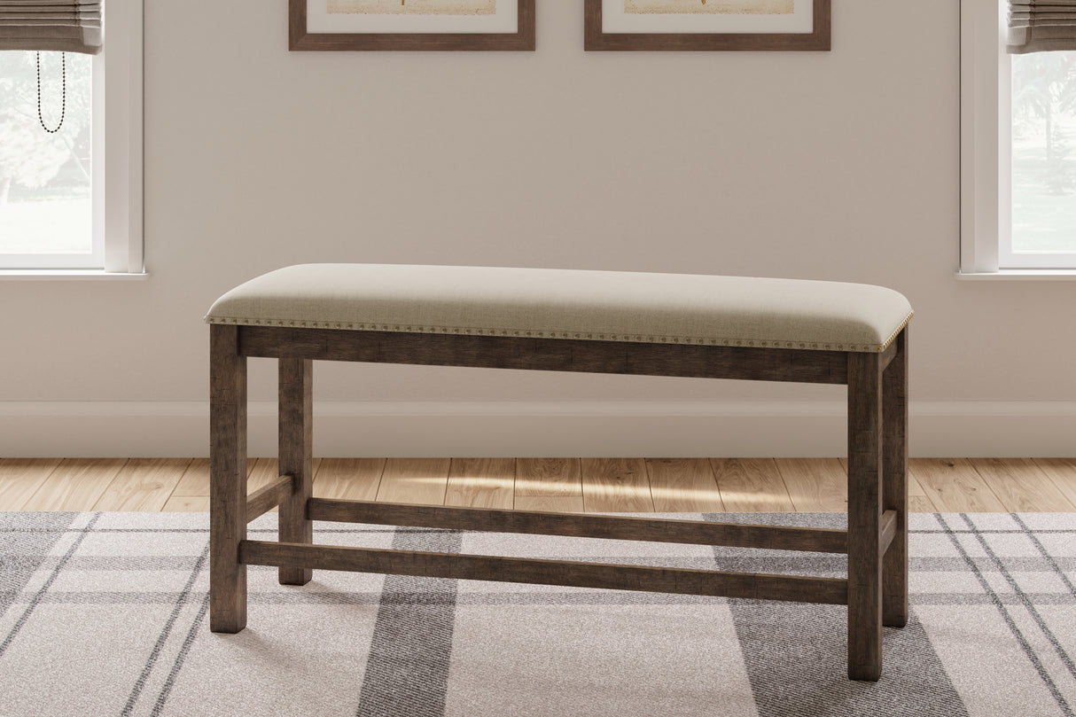 Furniture City Biloxi - Ashley Furniture - Moriville Dining Room - Double UPH Bench (1/CN) / Beige - D631-09