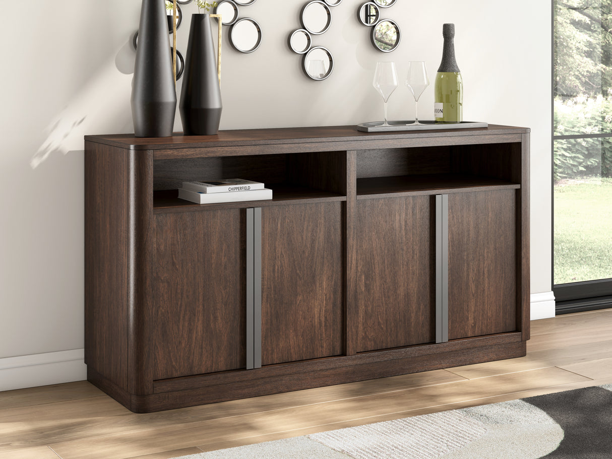 Furniture City Biloxi - Ashley Furniture - Dilenno Dining Server - Dining Room Server / Dark Brown - PCD857-60