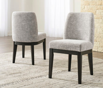 Furniture City Biloxi - Ashley Furniture - Burkhaus Dining Room - Dining Chair (Set of 2) / Dark Brown - D984-01X2