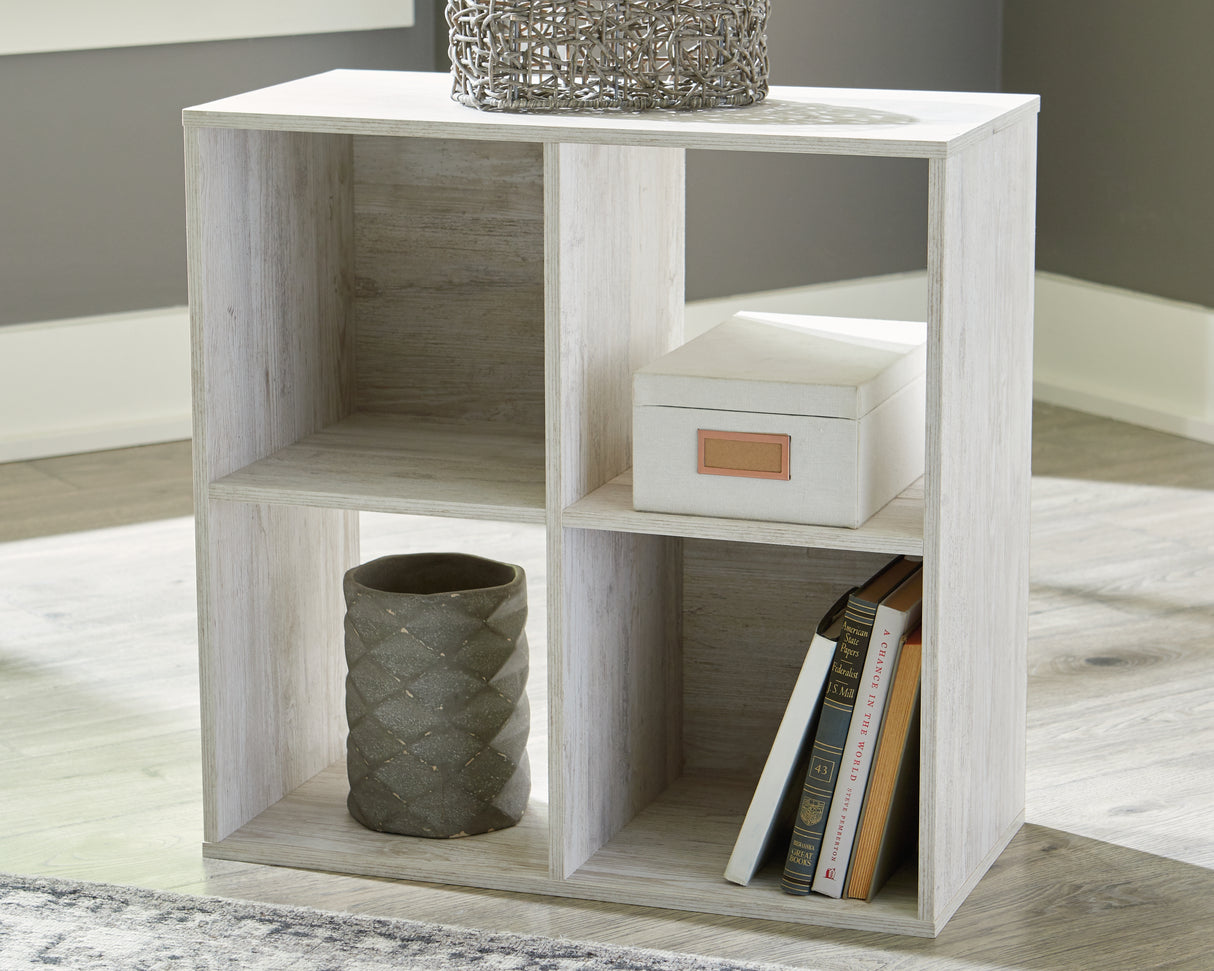 Furniture City Biloxi - Ashley Furniture - Paxberry Four Cube Organizer - Four Cube Organizer / Whitewash - EA1811-2X2