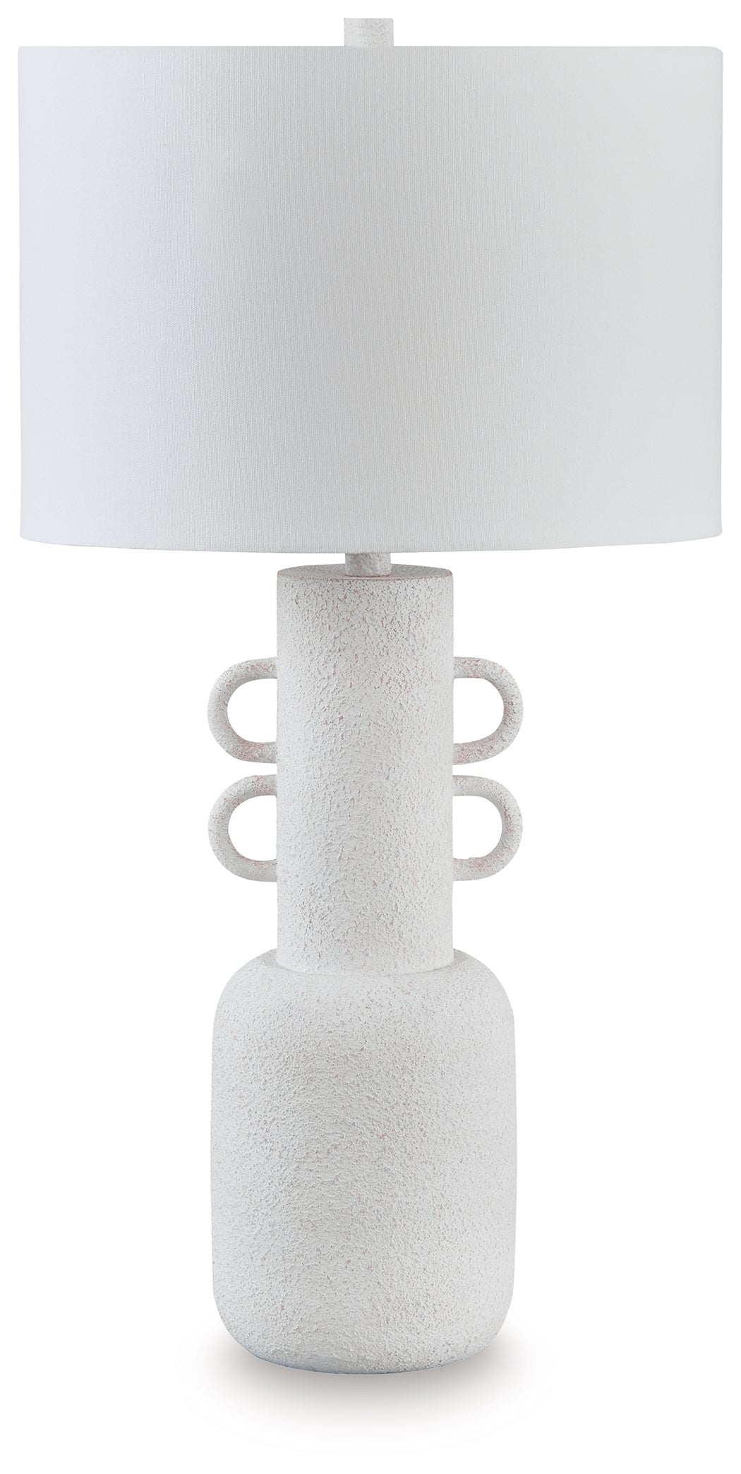 Furniture City Biloxi - Ashley Furniture - Perringhill Lighting - Metal Table Lamp (1/CN) / Distressed White - L207504