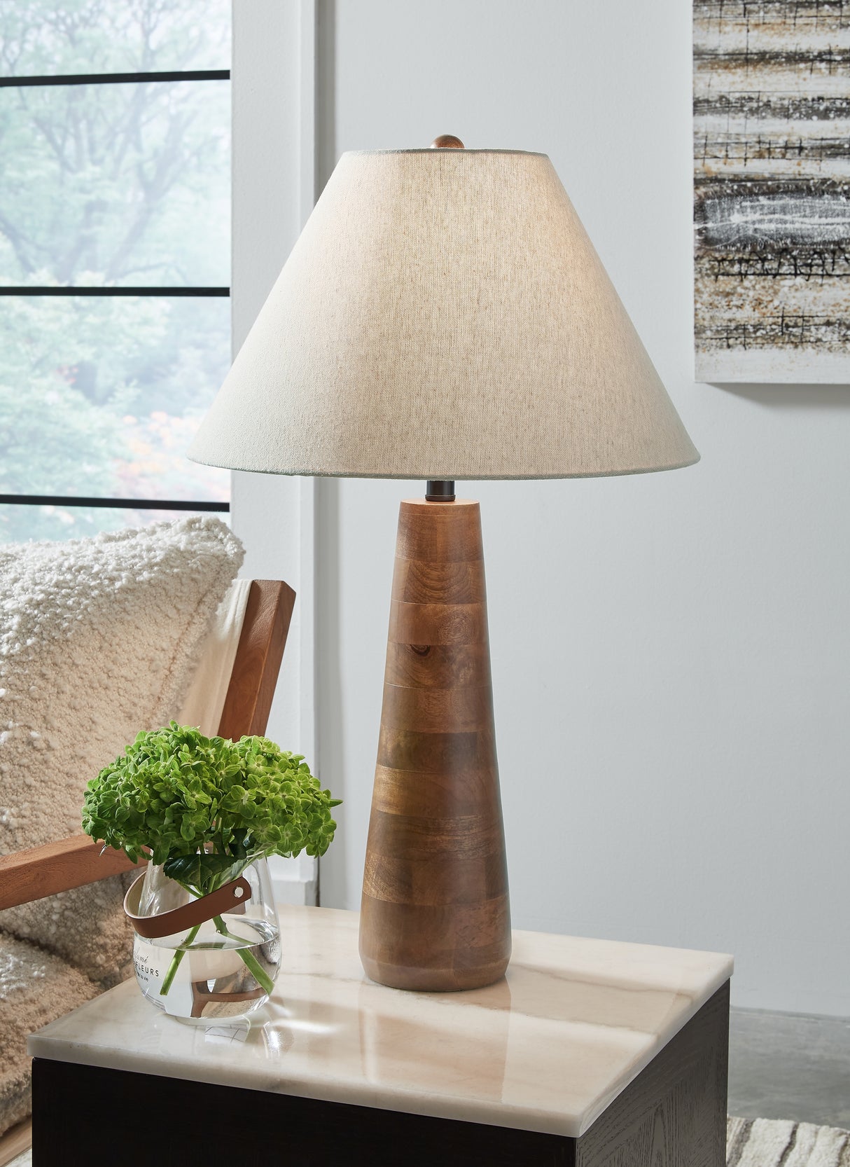 Furniture City Biloxi - Ashley Furniture - Danset Lighting - Table Lamp (Set of 2) / Brown - L329104X2