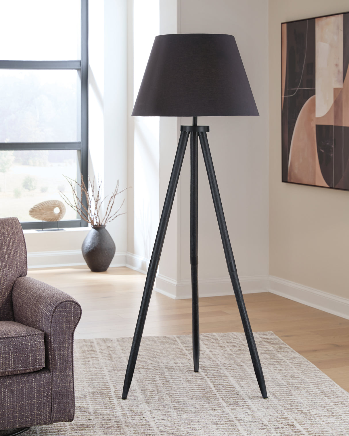 Furniture City Biloxi - Ashley Furniture - Orhan Lighting - Wood Floor Lamp (1/CN) - L329121