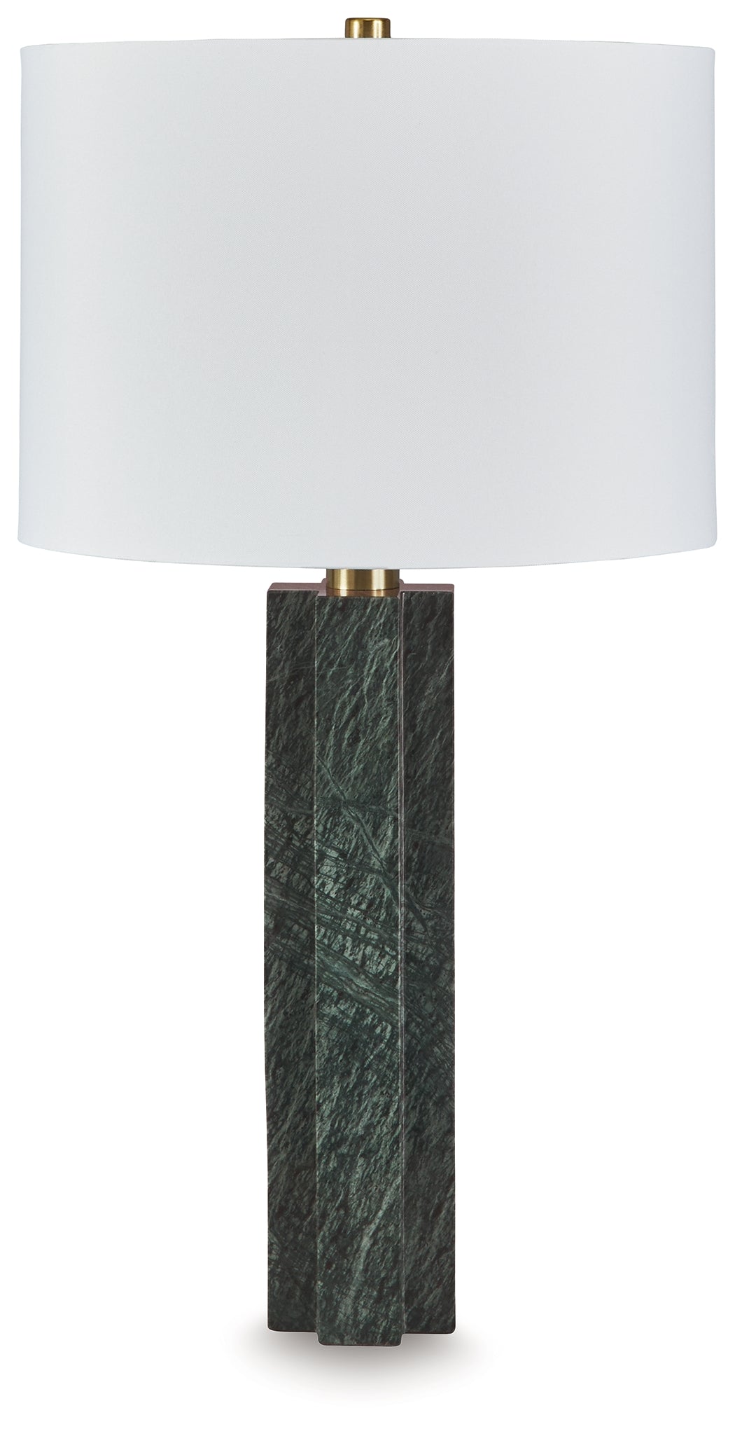 Furniture City Biloxi - Ashley Furniture - Keegan Lighting - Marble Table Lamp (1/CN) / Green - L429084