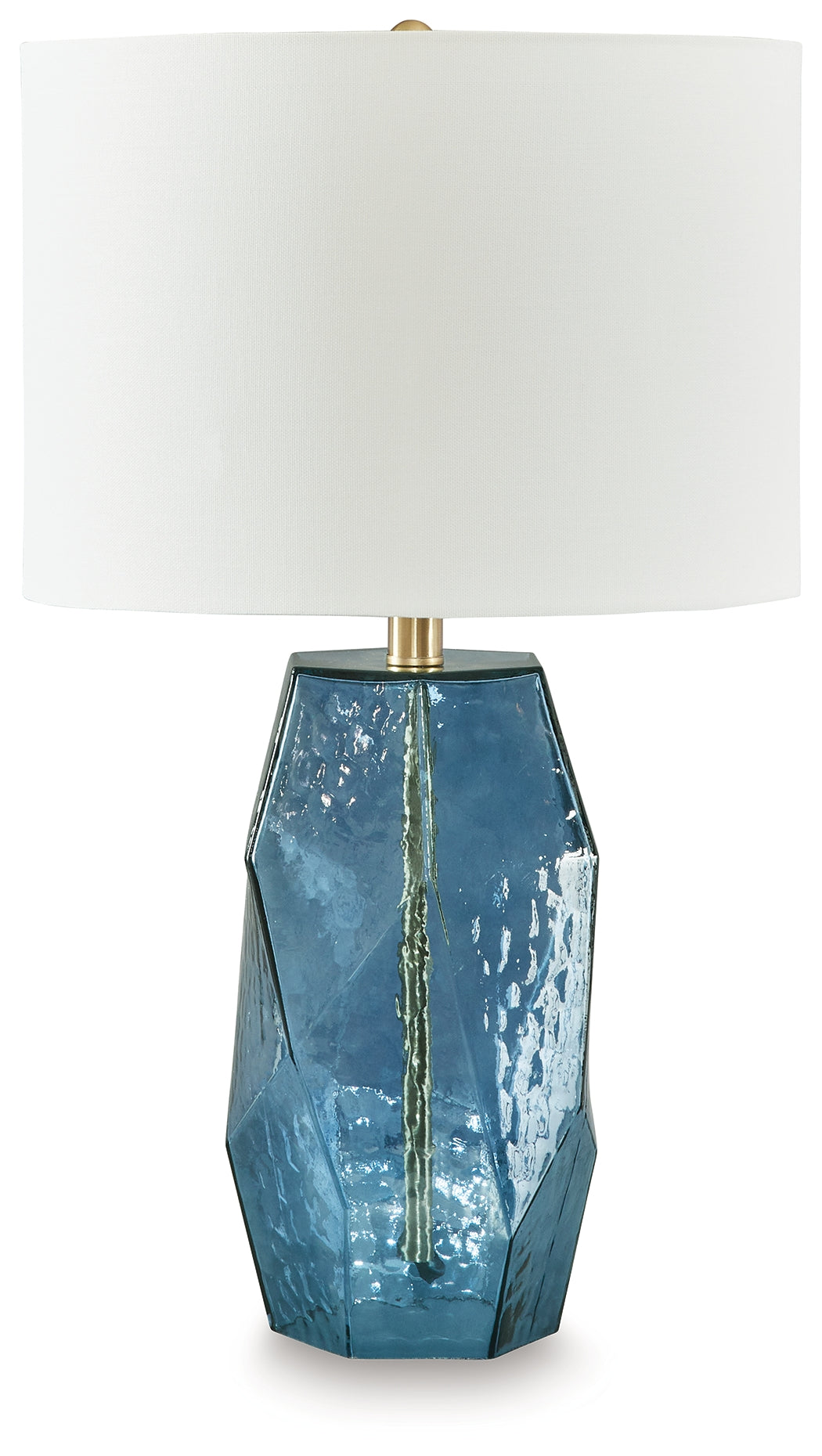 Furniture City Biloxi - Ashley Furniture - Tallow Lighting - Glass Table Lamp (1/CN) / Blue - L430854