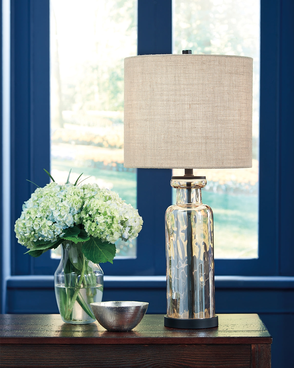 Furniture City Biloxi - Ashley Furniture - Laurentia Lighting - Table Lamp (Set of 2) / Champagne - L431414X2