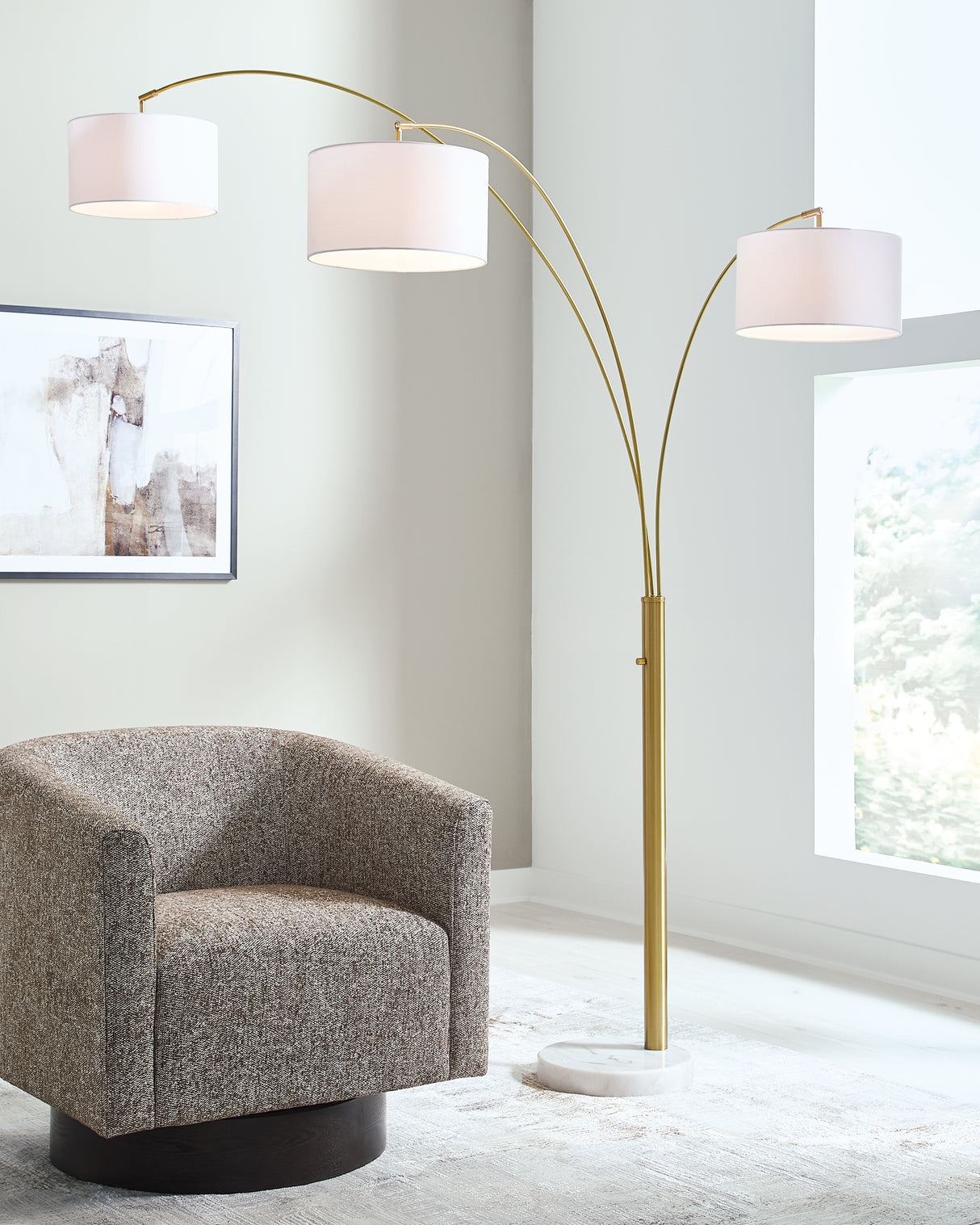 Furniture City Biloxi - Ashley Furniture - Valo Lighting - Metal Arc Lamp (1/CN) - L725169