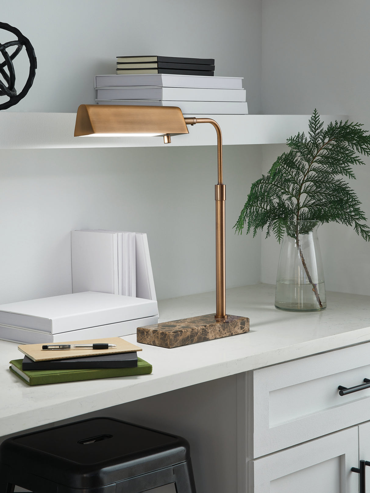 Furniture City Biloxi - Ashley Furniture - Yafe Lighting - Metal Desk Lamp (1/CN) - L734412