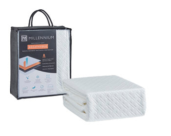 Furniture City Biloxi - Ashley Furniture - Basic Protector Queen Mattress Protector (Set of 4) - QN Mattress Protector(4/CS) - M30803