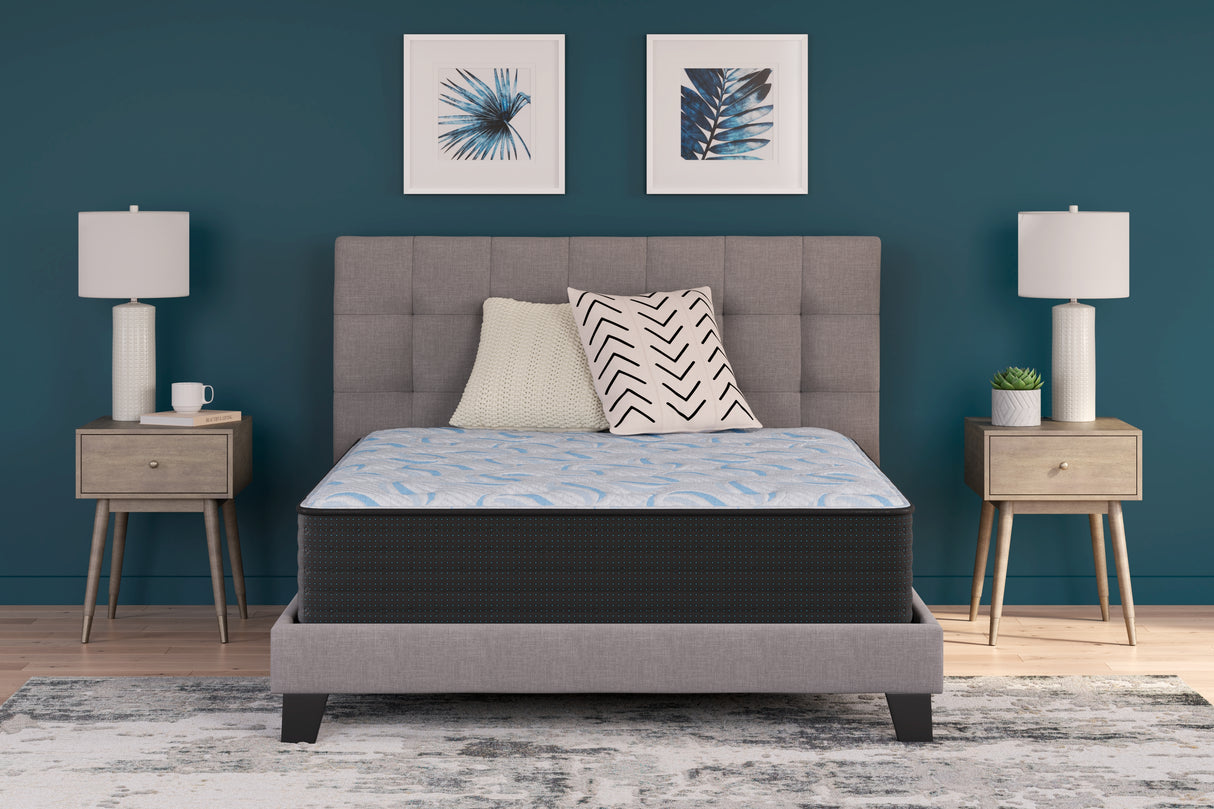 Furniture City Biloxi - Ashley Furniture - Elite Springs Firm Mattresses - Full / Gray/Blue - M40521