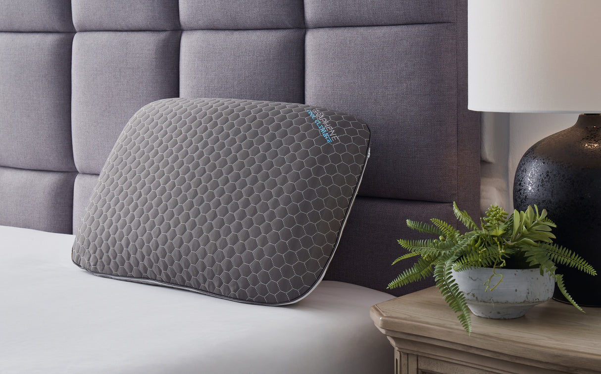 Furniture City Biloxi - Ashley Furniture - Zephyr 2.0 Pillows - Graphene Contour Pillow (6/CS) / Dark Gray - M52113