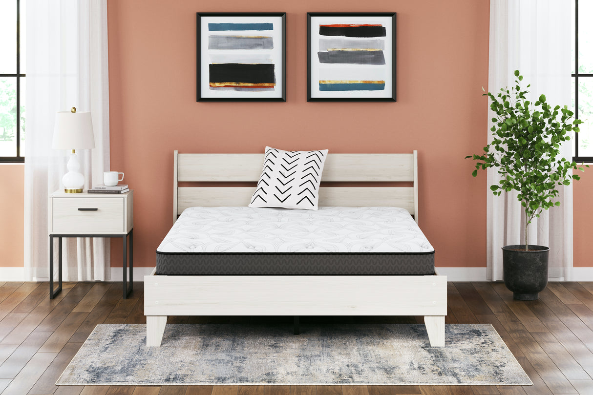 Furniture City Biloxi - Ashley Furniture - 8 Inch Bonnell Hybrid Mattresses - King / White - M58741