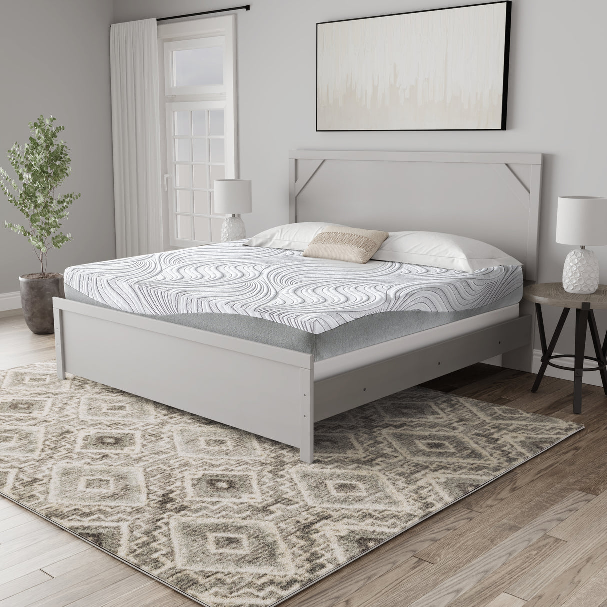 Furniture City Biloxi - Ashley Furniture - 12 Inch Memory Foam Mattresses - Full / White - M59321