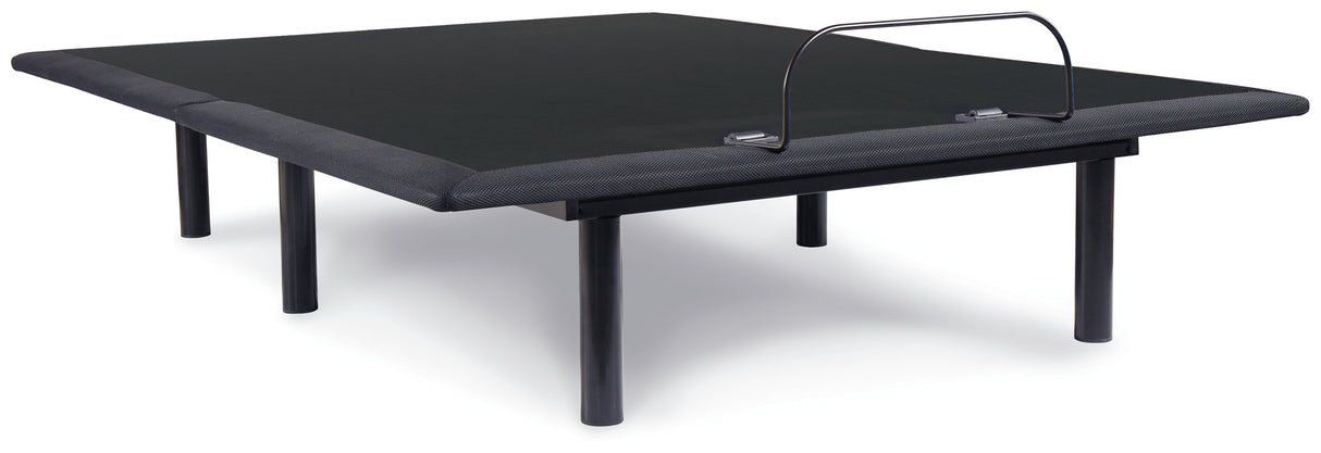 Furniture City Biloxi - Ashley Furniture - Head Up Only Foundation Queen Adjustable Head Base - Queen Adjustable Head Base / Charcoal Gray - M5X132