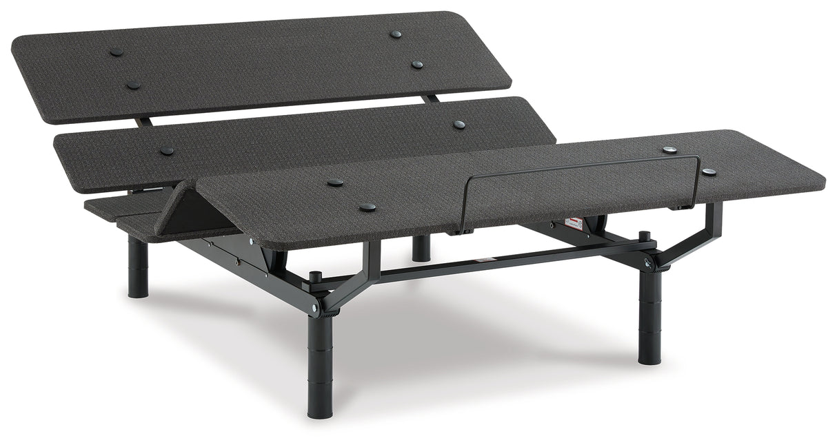 Furniture City Biloxi - Ashley Furniture - Cosmic Power Base Queen Adjustable Base - Queen Adjustable Base / Black - M8X232