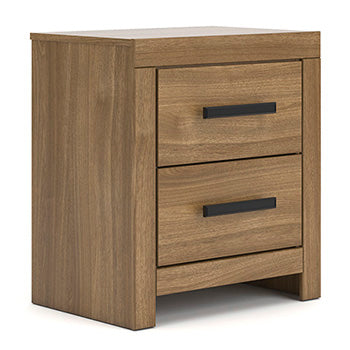 Furniture City Biloxi - Ashley Furniture - Broachmyn Bedroom - Two Drawer Night Stand / Auburn - PCB1116-92