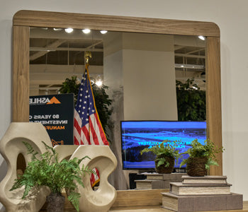 Furniture City Biloxi - Ashley Furniture - Gramburg Bedroom - Bedroom Mirror / Warm Natural Brown - PCB1121-36