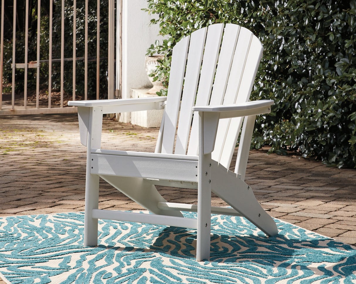 Furniture City Biloxi - Ashley Furniture - Sundown Treasure Outdoor - Adirondack Chair / White - P011-898