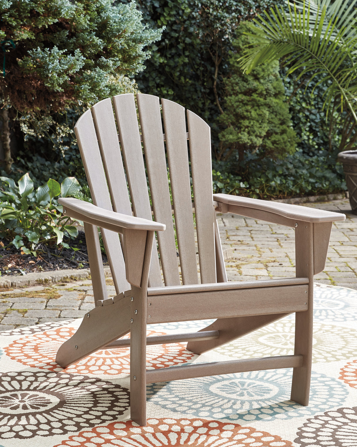 Furniture City Biloxi - Ashley Furniture - Sundown Treasure Outdoor - Adirondack Chair / Driftwood - P014-898