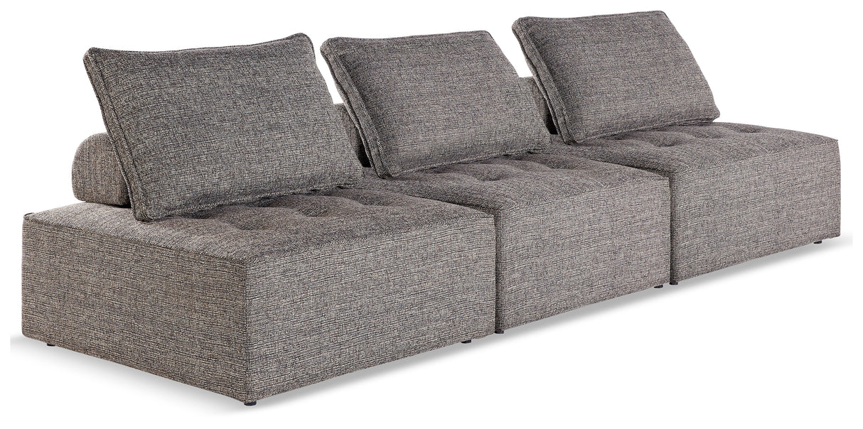 Furniture City Biloxi - Ashley Furniture - Bree Zee Outdoor - 3-Piece Outdoor Modular Seating / Brown - P160P9