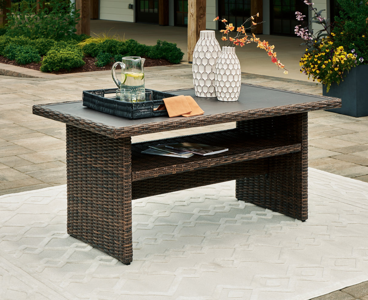 Furniture City Biloxi - Ashley Furniture - Brook Ranch Outdoor - Lounge Chair w/Cushion (1/CN) / Brown - P465-820