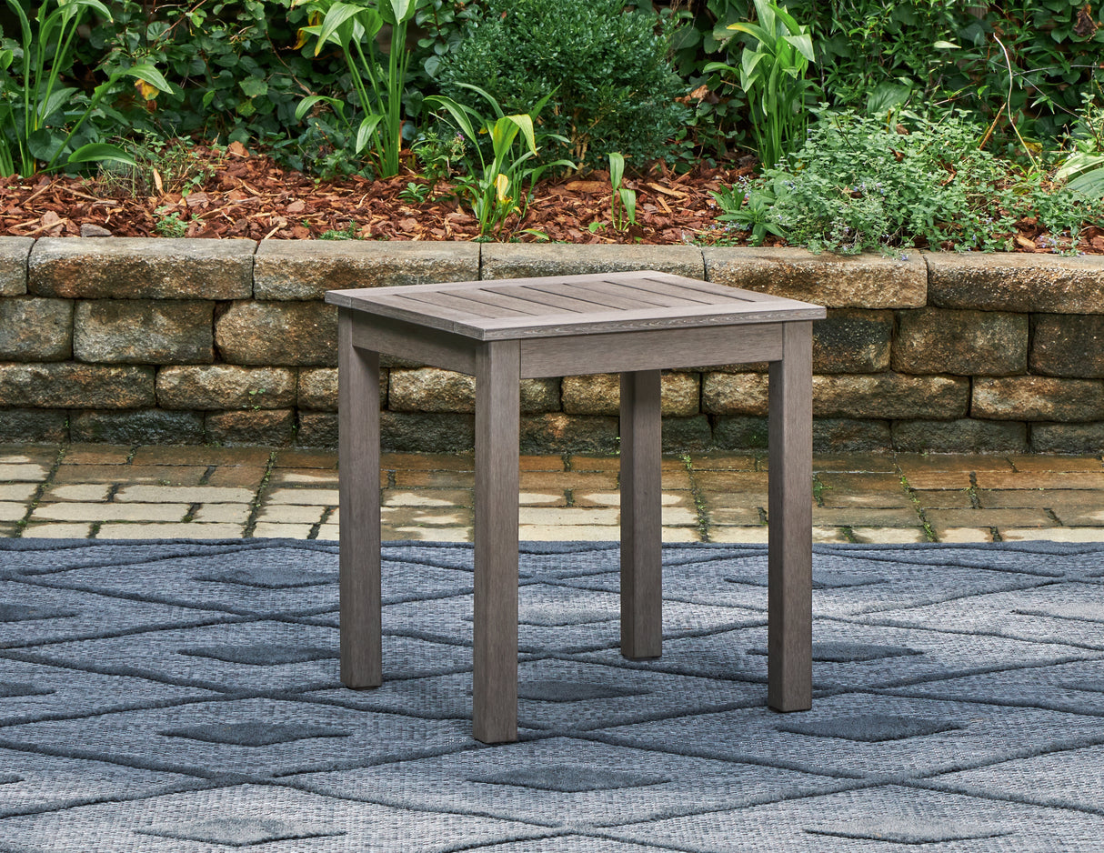 Furniture City Biloxi - Ashley Furniture - Hillside Barn Outdoor - Square End Table / Brown - P564-702