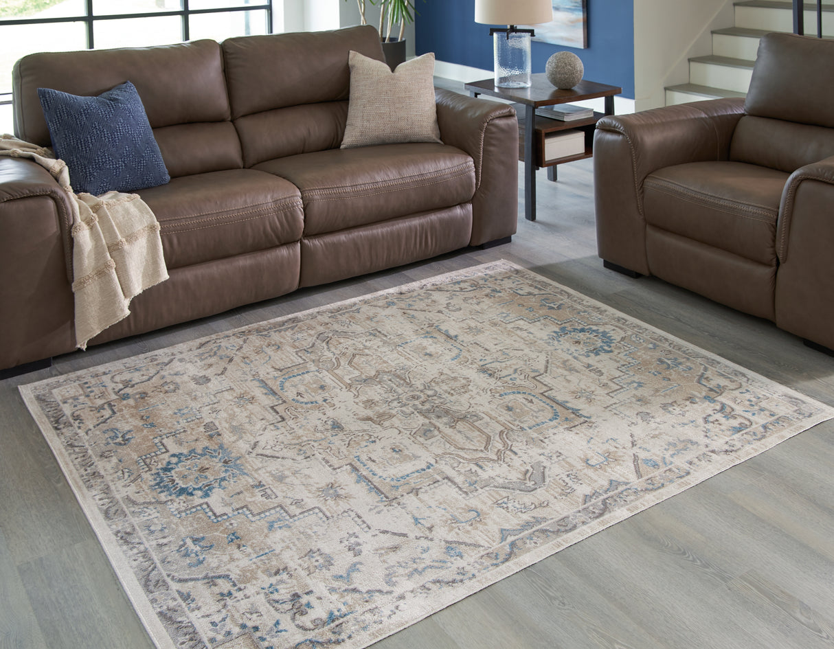 Furniture City Biloxi - Ashley Furniture - Barkham Rug - 7'10" x 10' Washable Rug / Multi - R405551