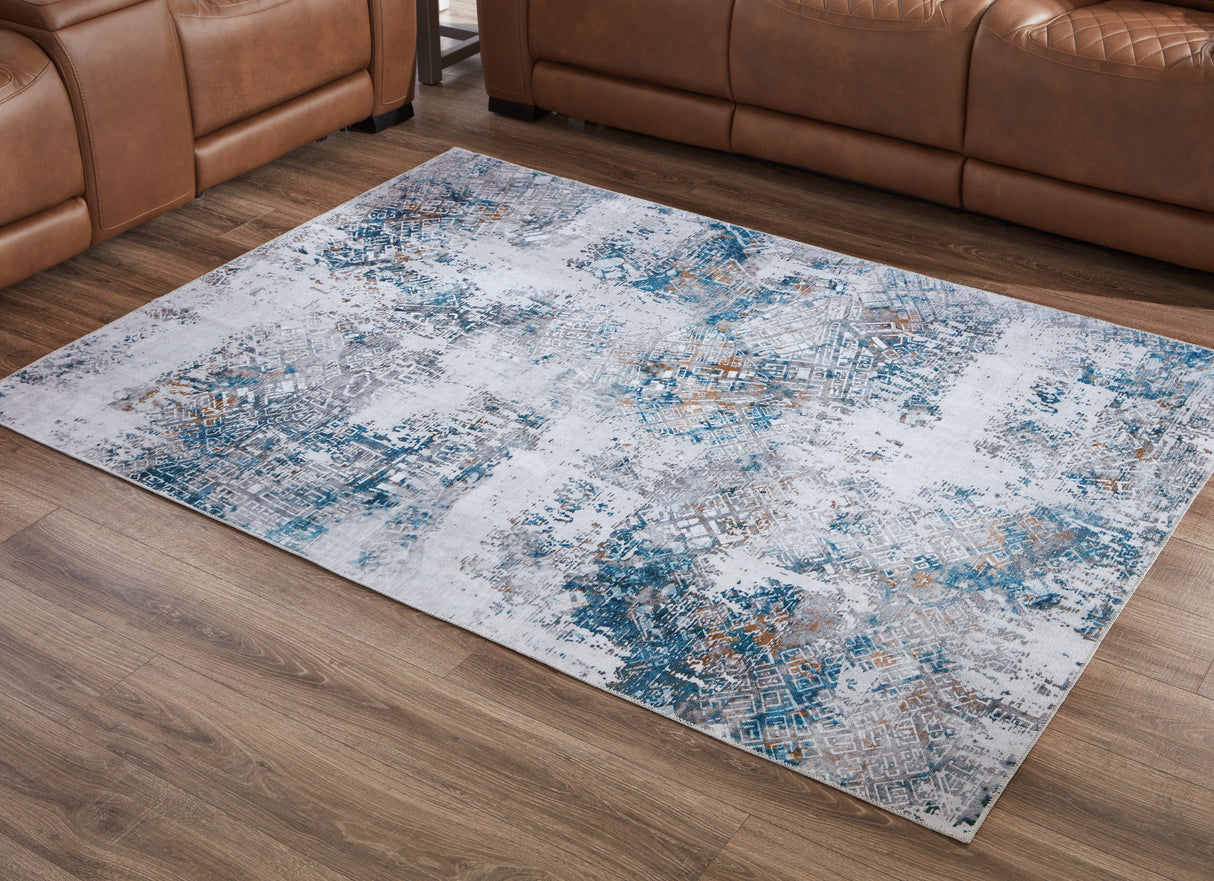 Furniture City Biloxi - Ashley Furniture - Garyard Rug - 5' x 7' Washable Rug / Multi - R405772